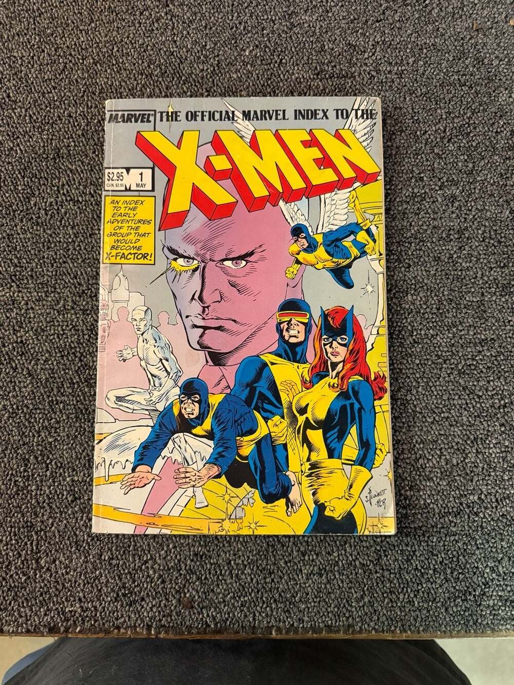 The Official Marvel Index To The X-Men #1 May 1987 Comic Book
